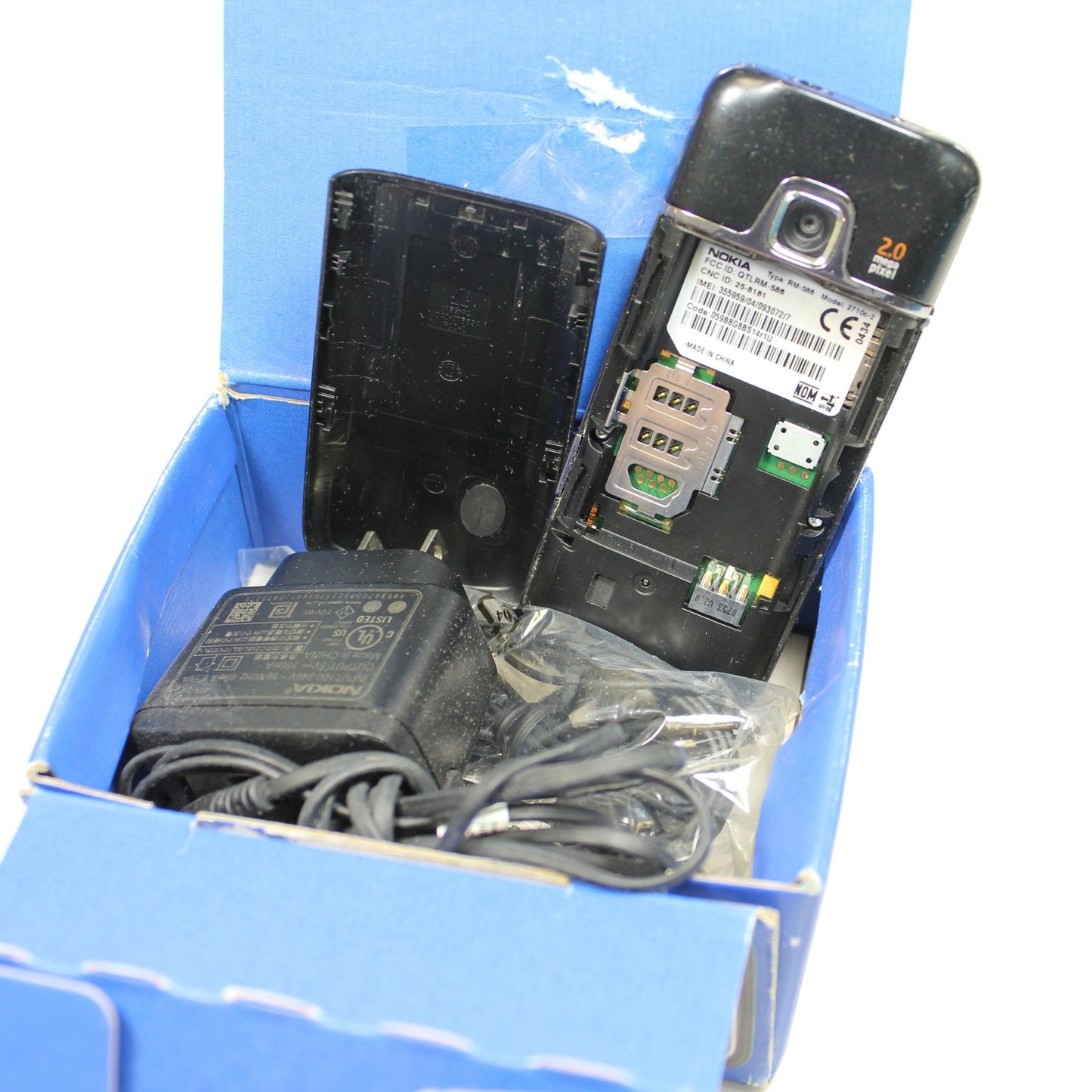Rare Vintage Nokia 2710 Movistar Phone International Black In Box Collectible