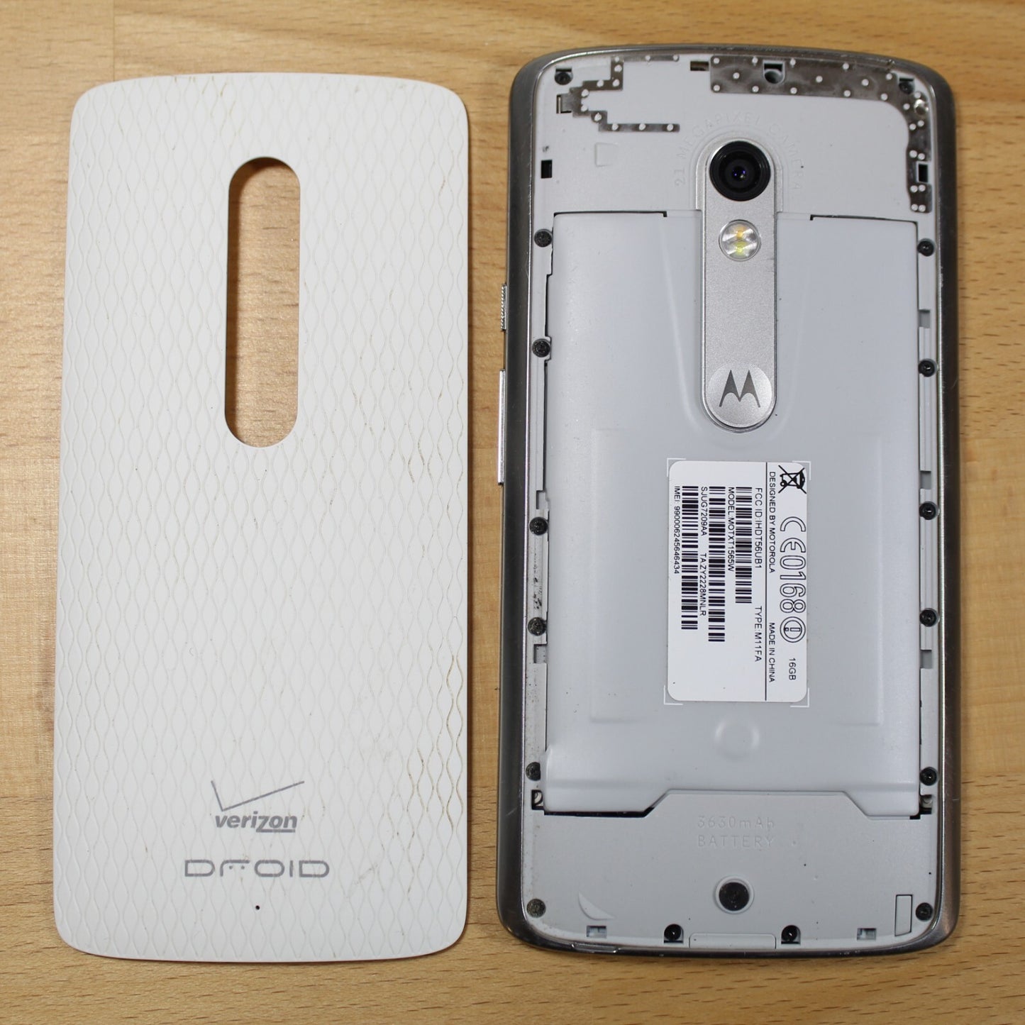 Motorola Droid Maxx 2 - 16 GB - White with Winter White (Verizon) #001