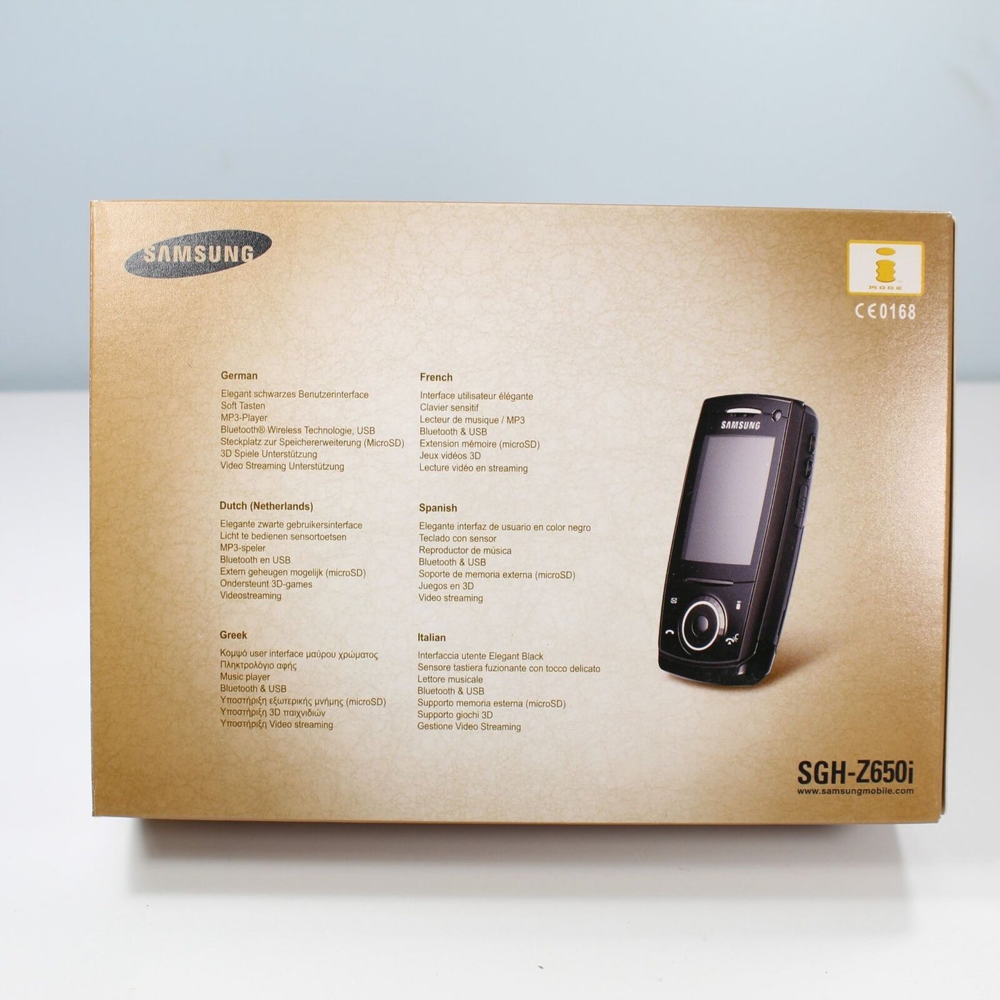 2006 Rare Vintage Samsung SGH-Z650i Phone Black In SEALED Box