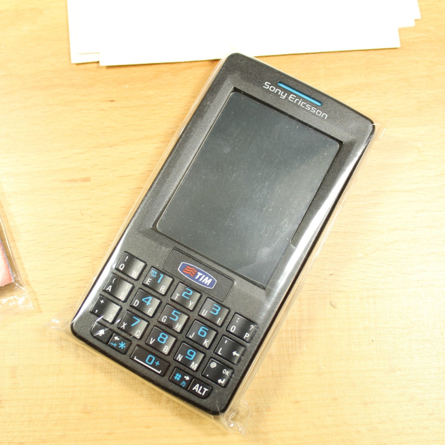 Rare Vintage Sony Ericsson M600i Black Phone TIM In Box Collectible Italian