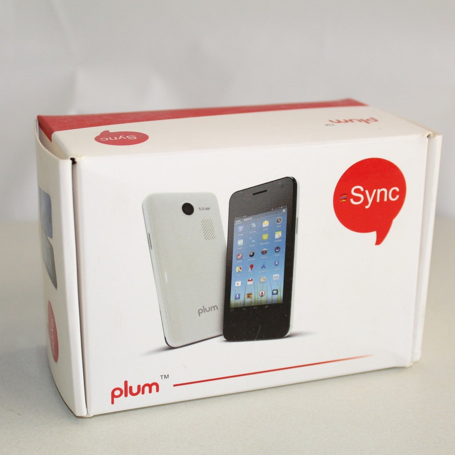 Rare Vintage Plum SYNC X210 White Unlocked Smartphone Dual SIM In Box Classic