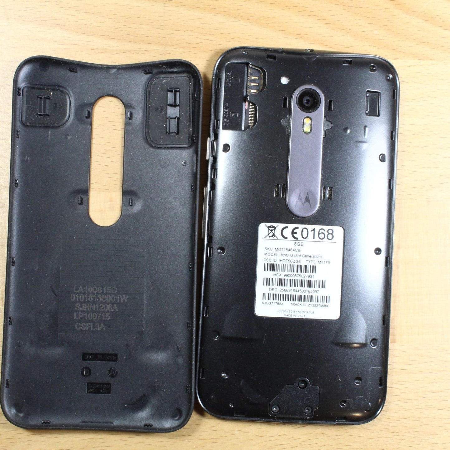 Motorola Moto G XT1548 Black Smartphone For Parts #408