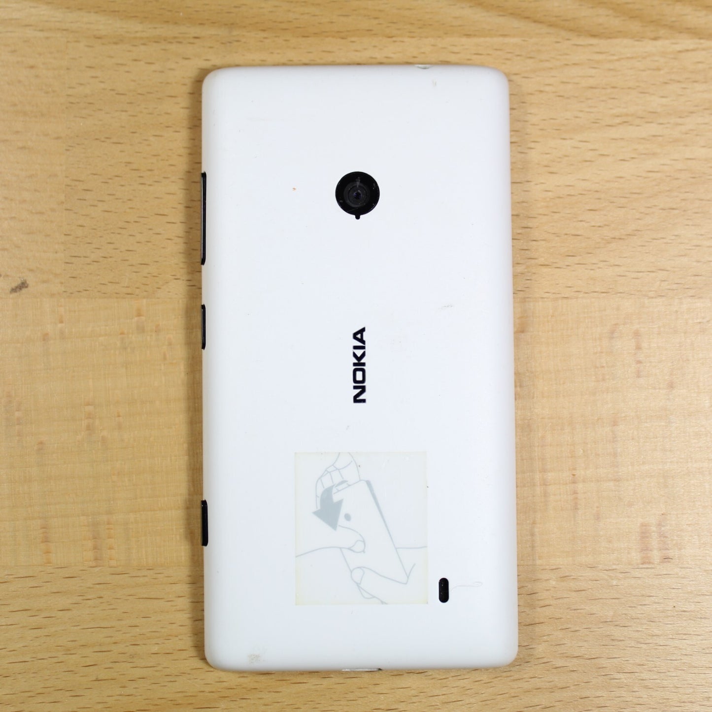 Vintage Nokia Lumia 521 Windows White Smartphone For Parts #213