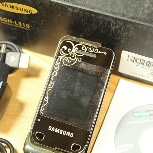 Rare Vintage Samsung SGH-L310 Phone Unlocked In Box Black Gold No Battery