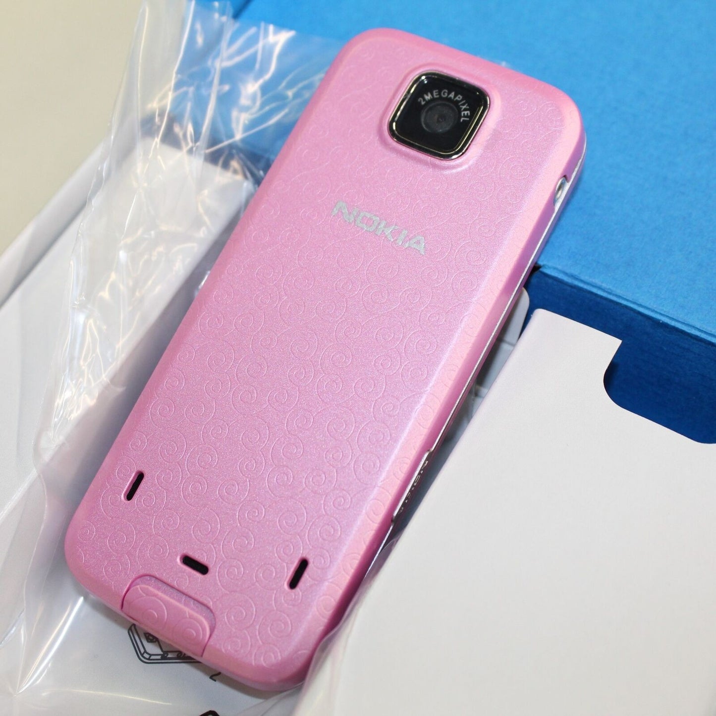 Rare Vintage Nokia 7310 Supernova Pink Phone International In Box Complete