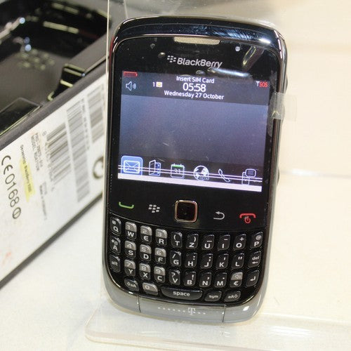 Vintage Blackberry Curve 9300 T-Mobile Phone Gray In Box For Parts or Repair