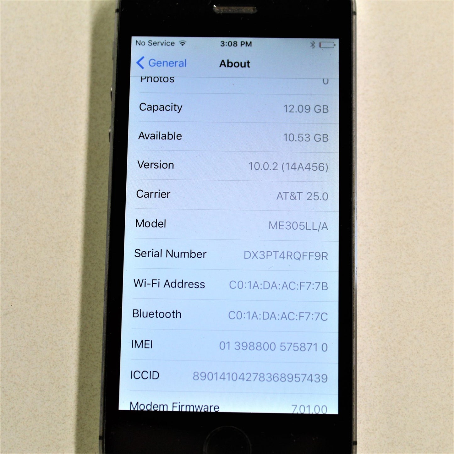 Vintage Apple iPhone 5s AT&T A1533 Smartphone 4G LTE Space Gray 16GB Bundle