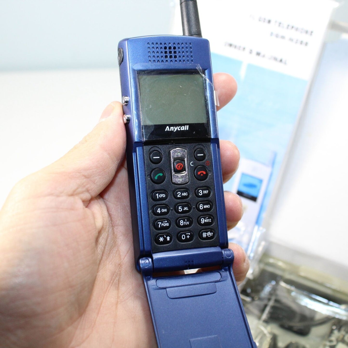 Rare Vintage Samsung SGH-N288 SLIM Olympics Blue Phone In Box International