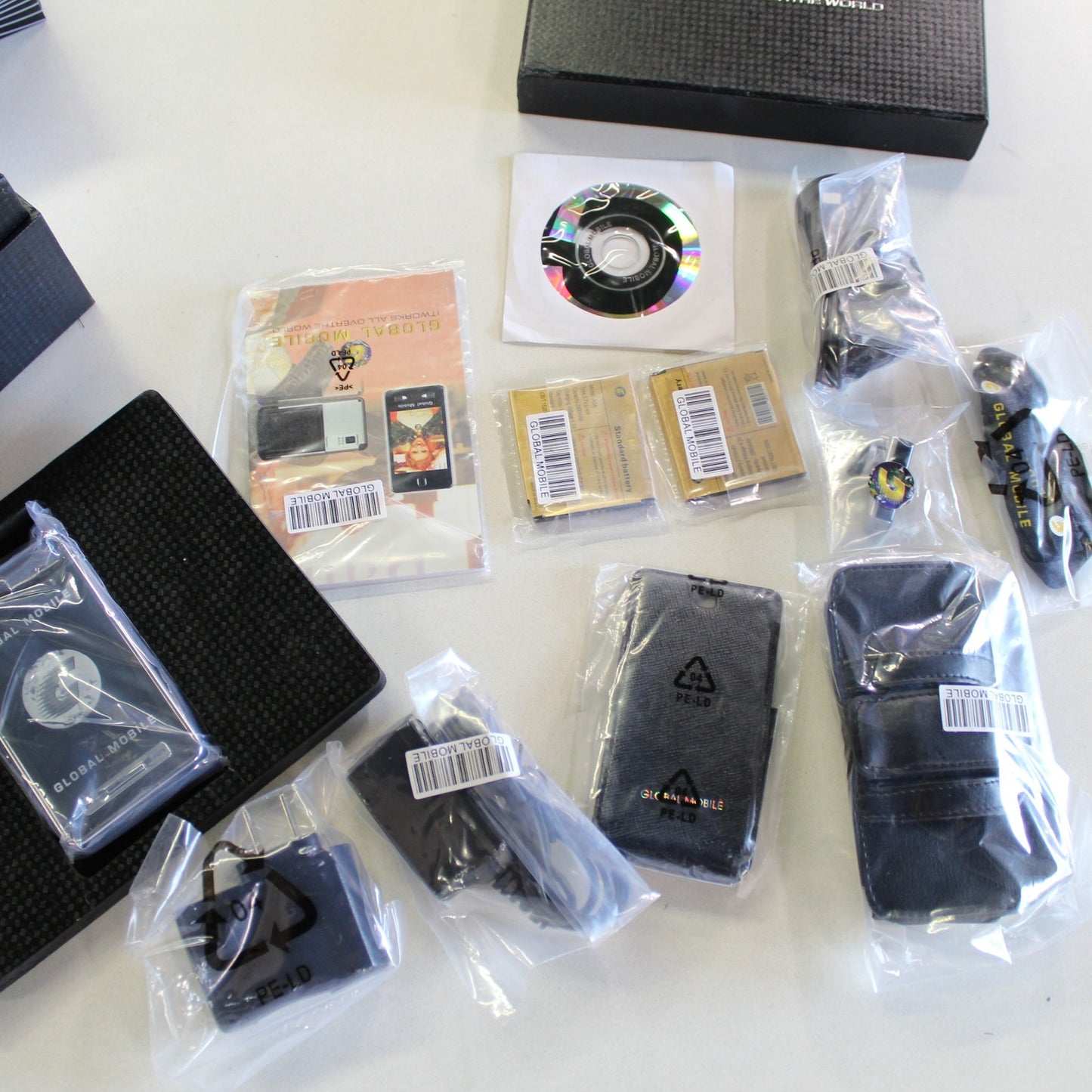 Unlocked World Wide Phone Global Mobile G300 International DUAL SIM Black