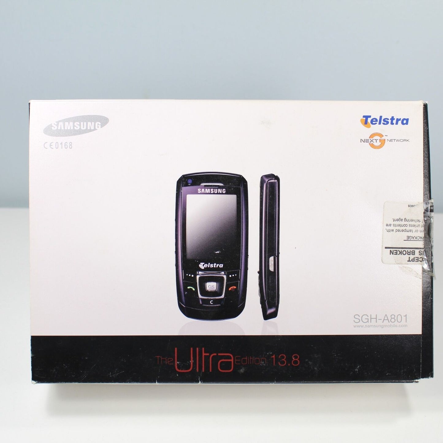 Rare Vintage Samsung SGH-A801 Telstra Phone 2006 Black New In Box Collectible