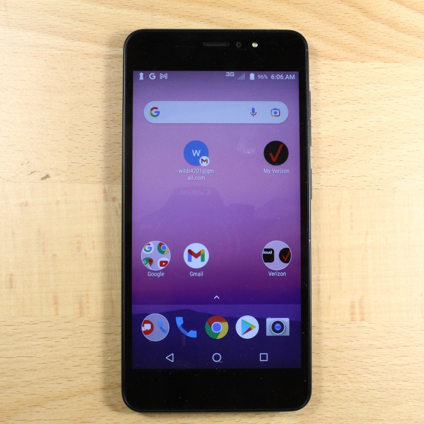 Orbit Wonder RC555L Black Smartphone Good #419