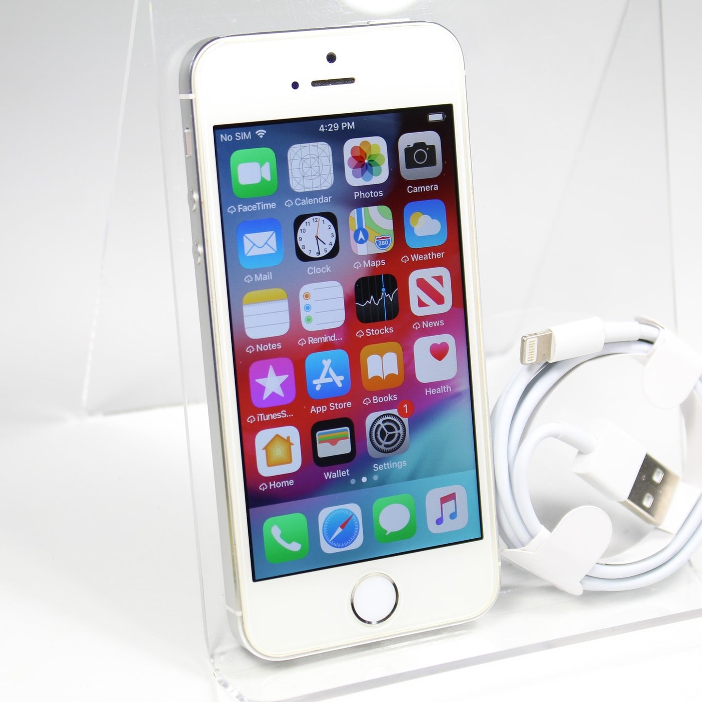 Vintage Apple iPhone 5s A1533 Smartphone 4G LTE Silver 16GB Collectible