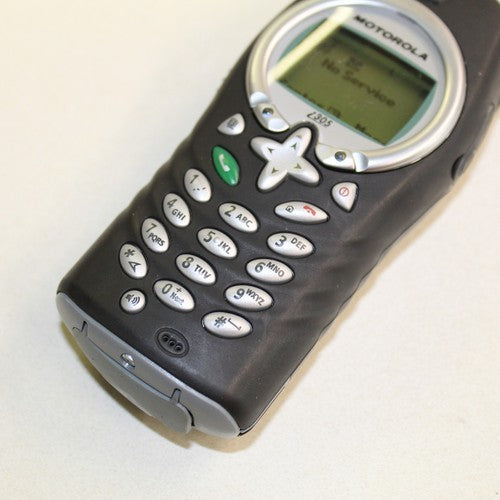 Rare Vintage Motorola i305 Nextel Phone iDen PTT Black Rugged Collectible