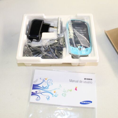 Rare Vintage Samsung GT-C3510 Genoa Sky Blue Smartphone GSM Movistar In Box