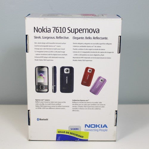 Rare Vintage Nokia 7610 Supernova Movistar White Phone International In Box