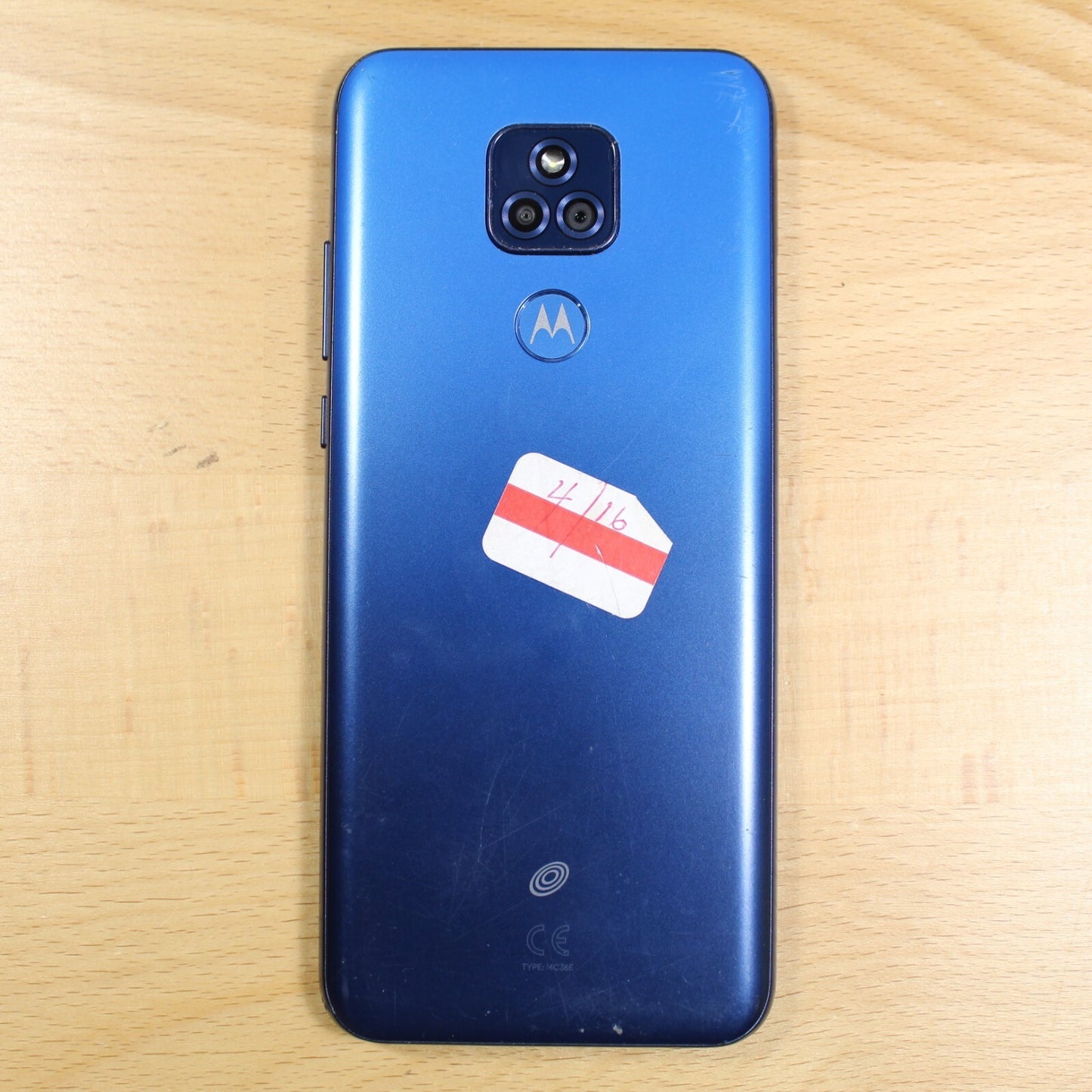Motorola Moto G Play 2021 MC36E Metro Blue Smartphone For Parts #240
