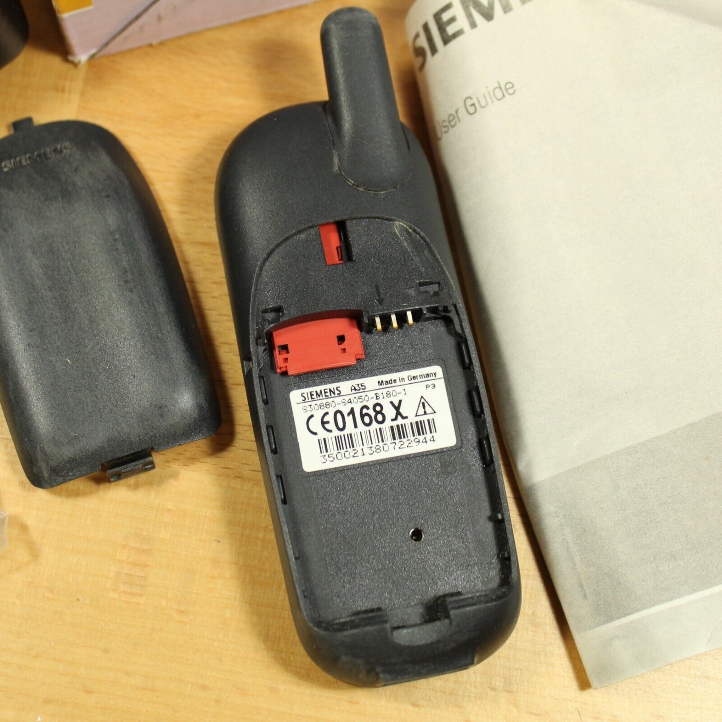 Rare Vintage SIEMENS A35 Black Phone In Box Black International