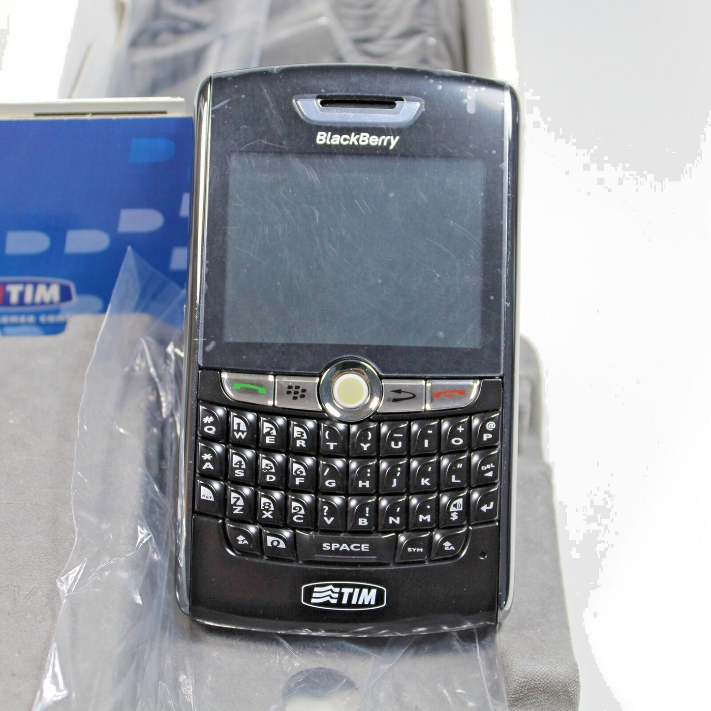 Vintage Blackberry 8800 Phone Black In Box Complete 2007 Italian International