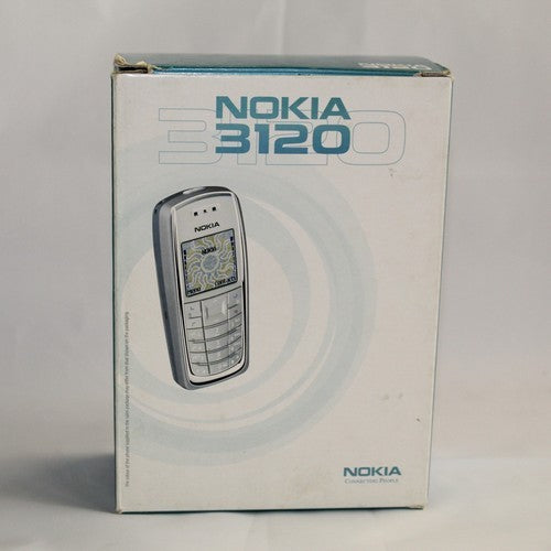 Rare Vintage Nokia 3120 Gray Phone International Incomplete Box No Battery