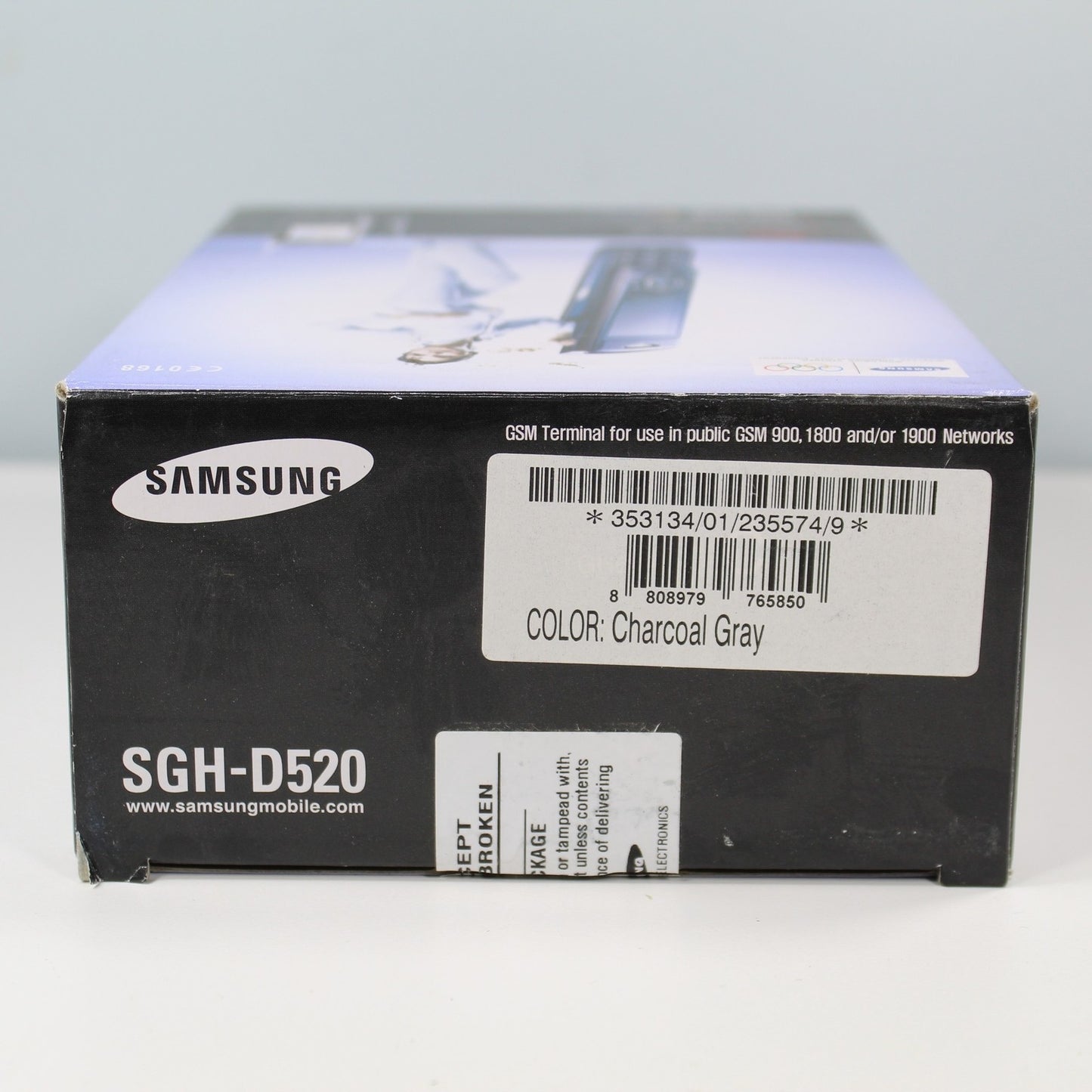 Samsung SGH-D520 Cell Phone 2006 Olympics Worldwide - Black