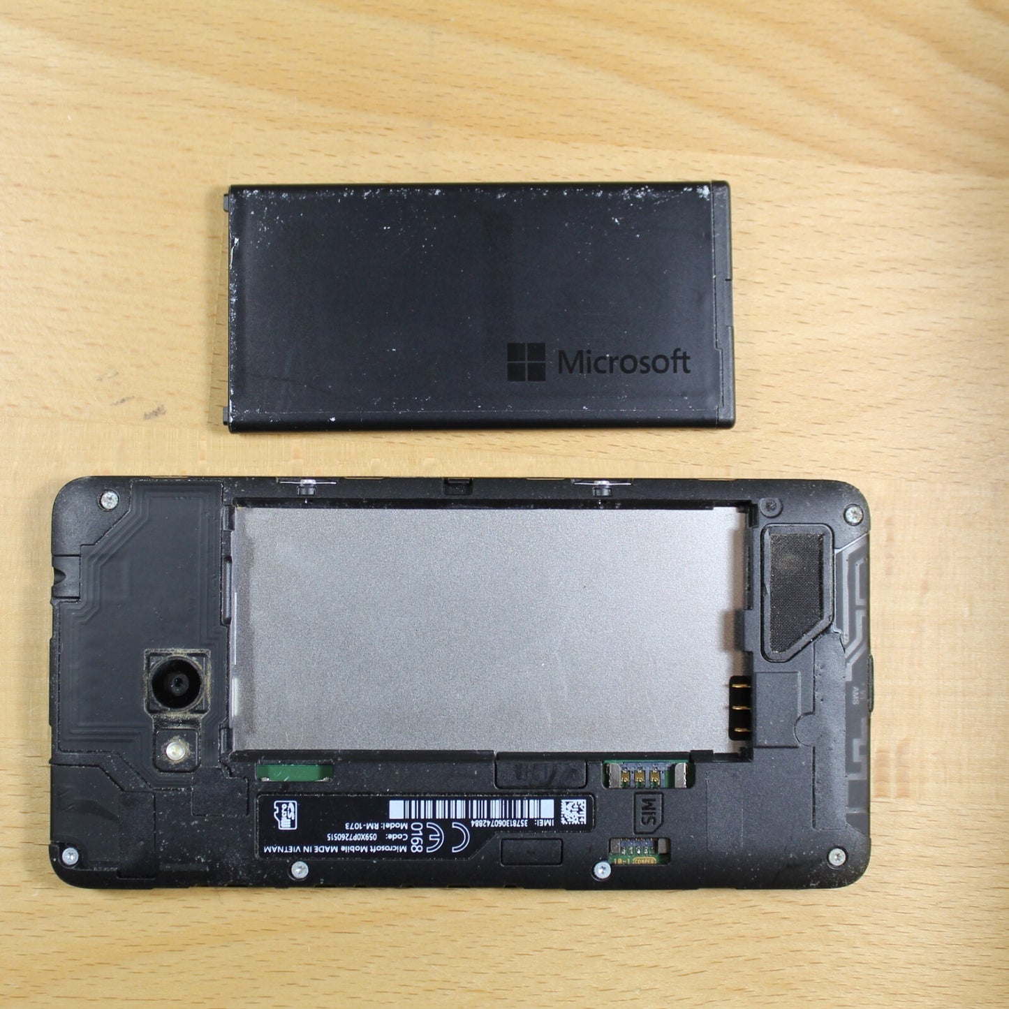 Microsoft Lumia 640 Smartphone Blue Untested For Parts