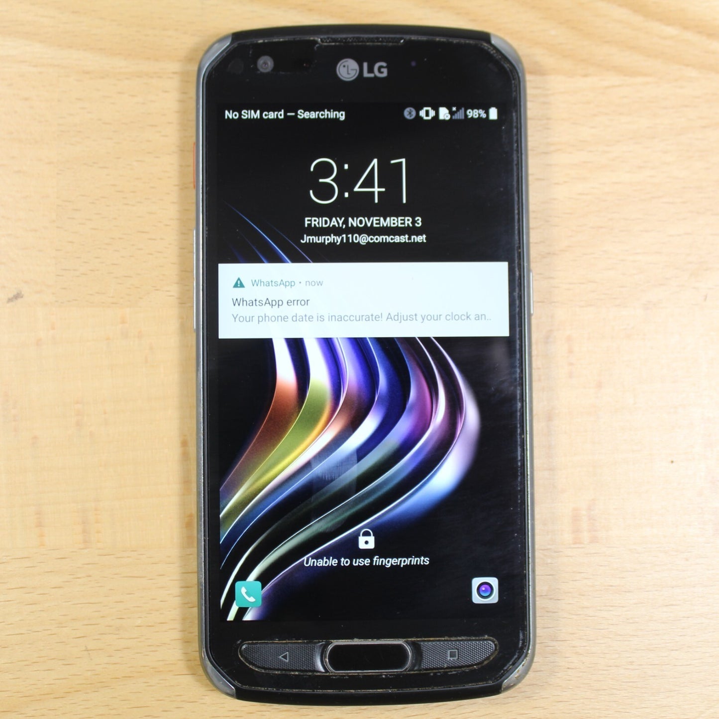 LG X Venture US701 Smartphone Black For Parts #092