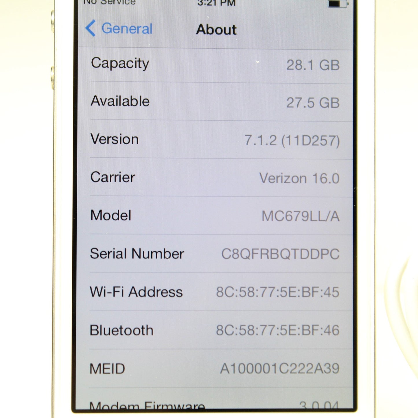 Vintage Apple iPhone 4 A1349 Smartphone 3G White 8GB No Sim Model IOS 7