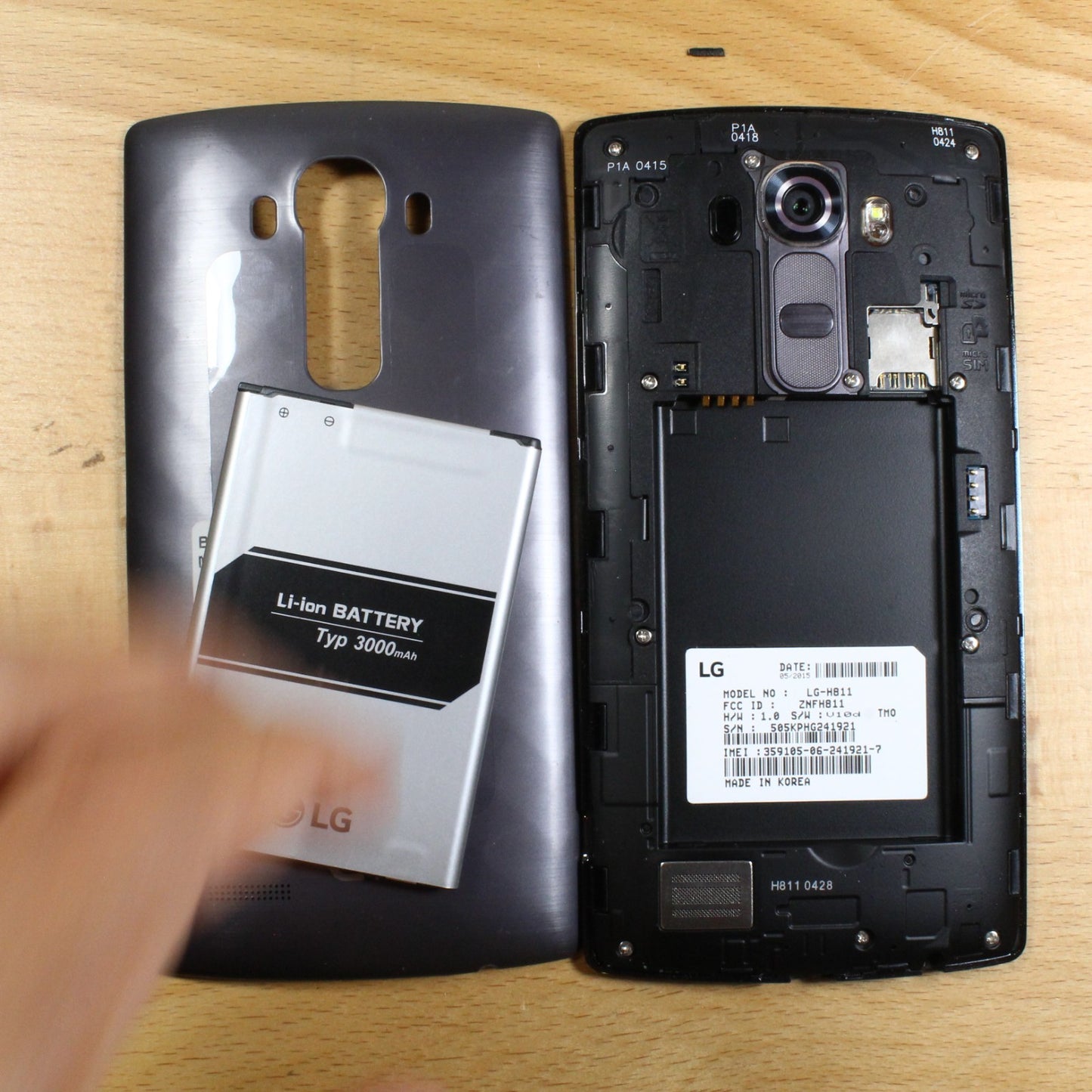 LG G4 H811 Tracfone Smartphone For Parts #378