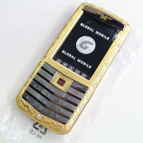 Unlocked Smartphone Luxury Gold Global Mobile G100 3Unlocked GSM Worldwide
