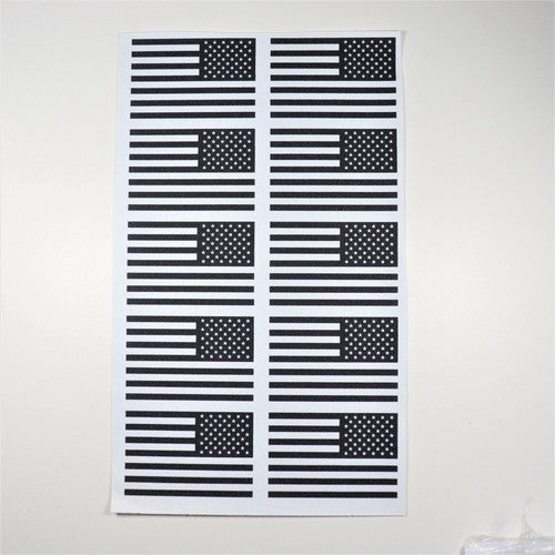 3 X 2 U.S.A Flag Iron On Decal - For Jackets, Shirts, Hats - DIY Project