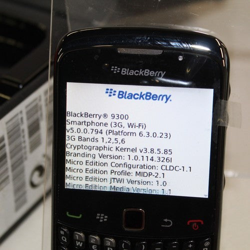 Vintage Blackberry Curve 9300 T-Mobile Phone Gray In Box For Parts or Repair