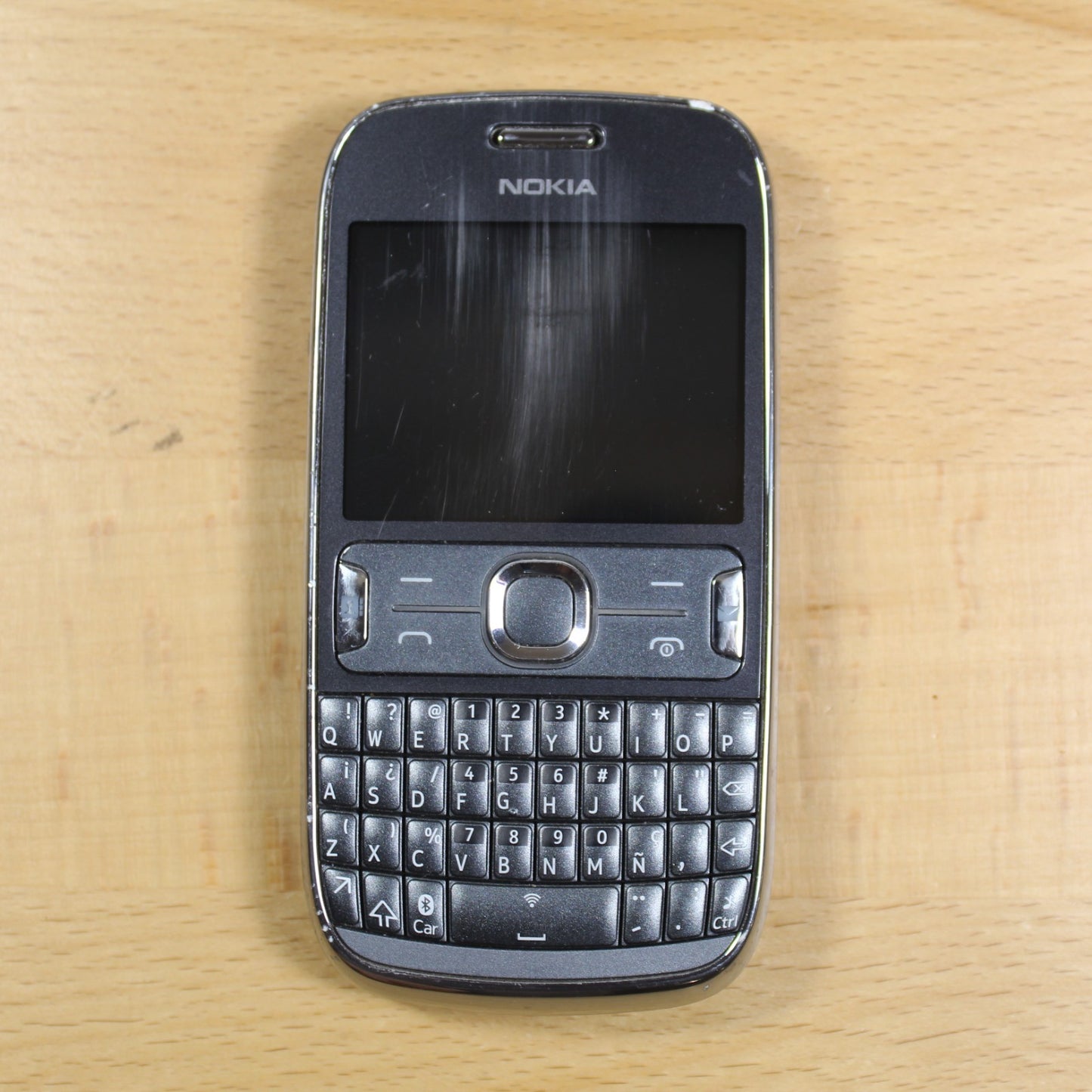 Nokia 302 Gray Cell Phone Good #272