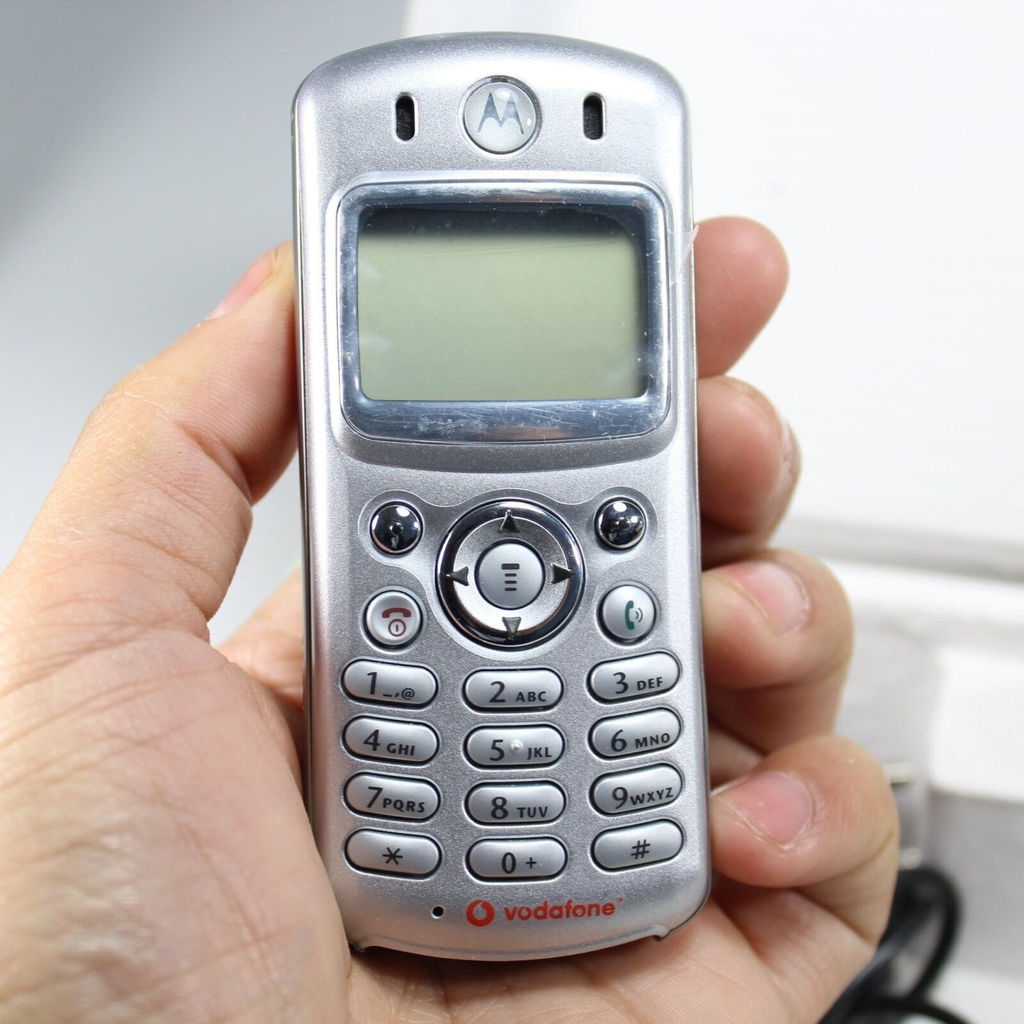 Rare Vintage Motorola C330 Phone Silver 2002 In Box Complete