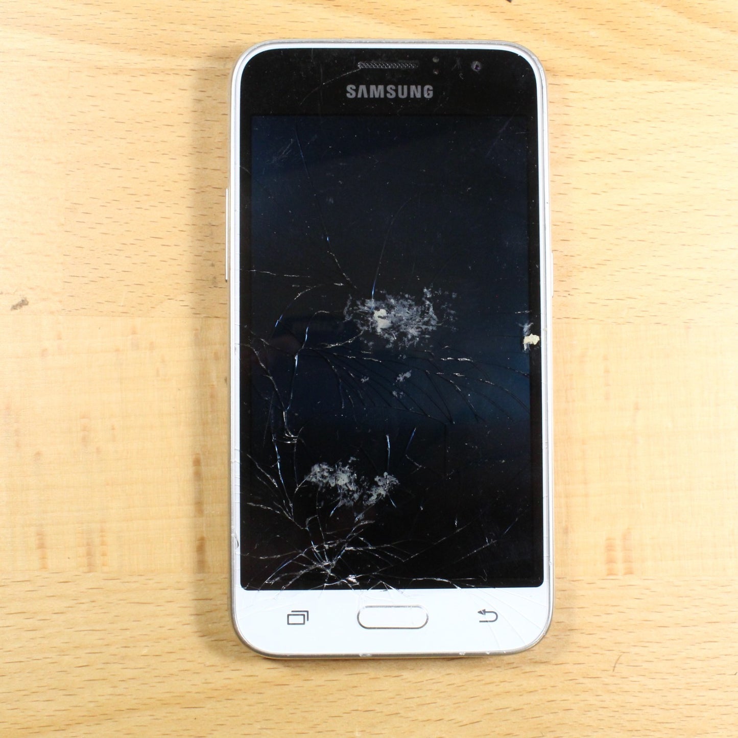 Samsung Galaxy Express SM-J120A White Smartphone For Parts #387