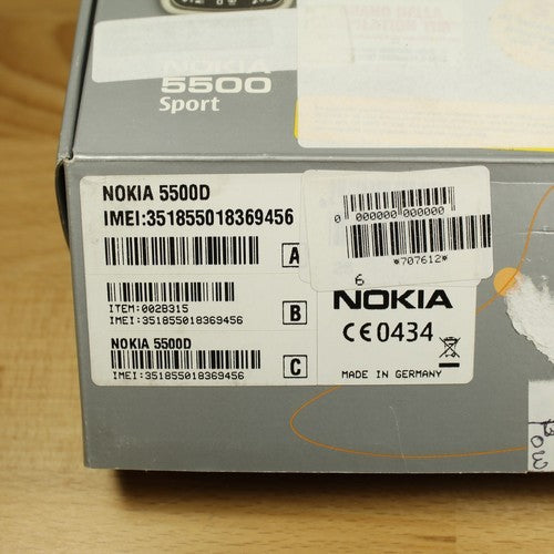 Ultra Rare Vintage Nokia 5500 Sport Phone In Box Bundle International