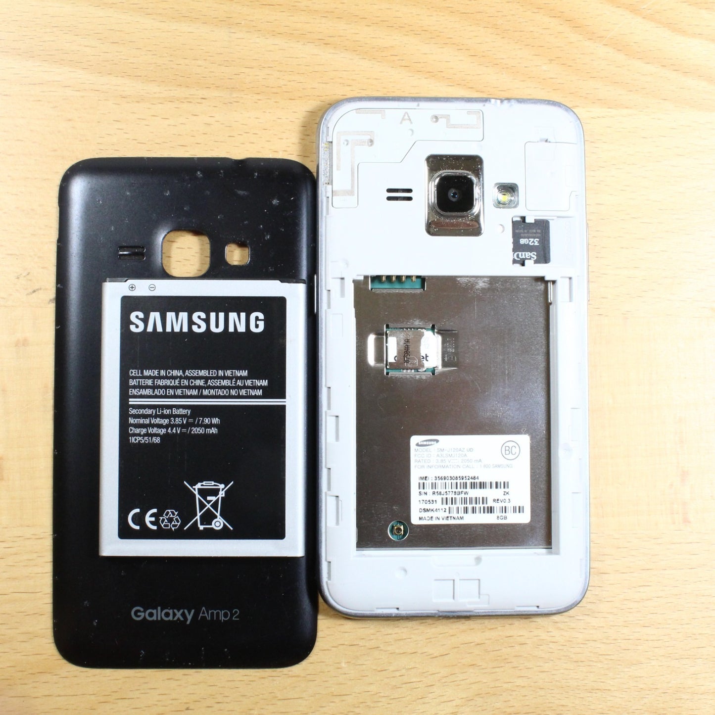 Samsung Galaxy AMP 2 J120AZ 8GB Smartphone Good #361