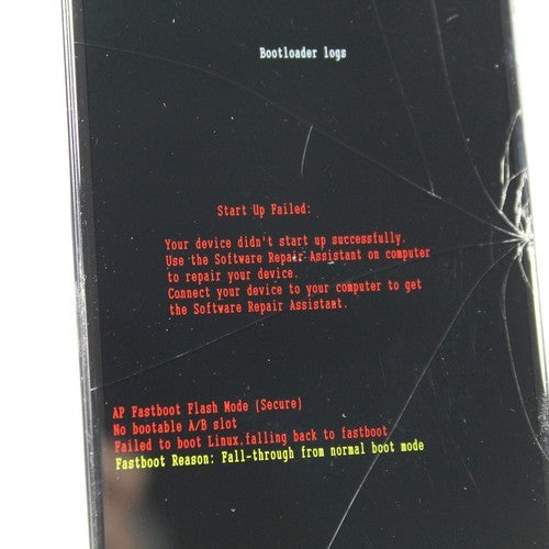 Motorola Moto G7 Power XT1962-1 Smartphone Black 64GB For Parts Repair
