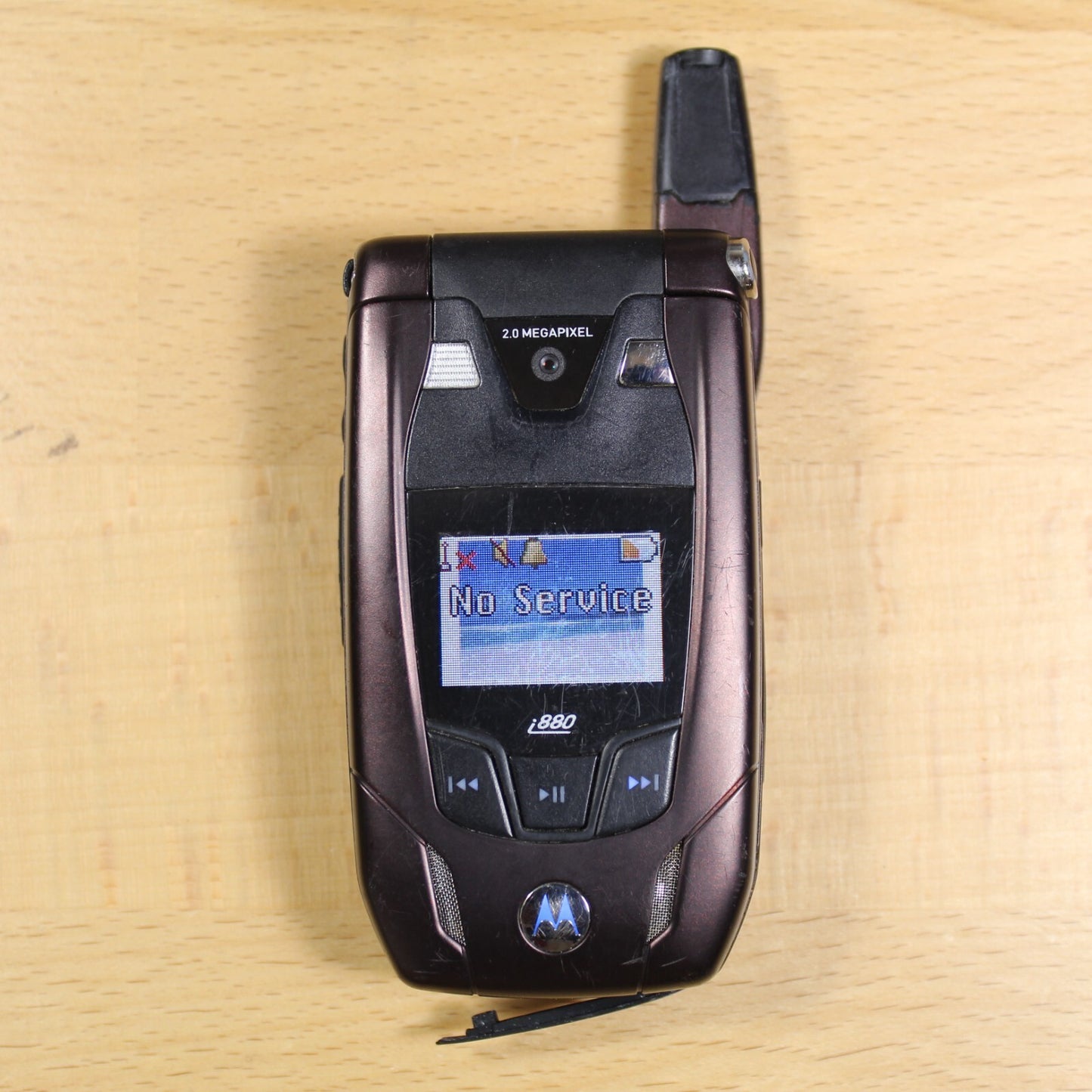 Motorola i880 Nextel Maroon Cell Phone iDen Direct Talk Good #180
