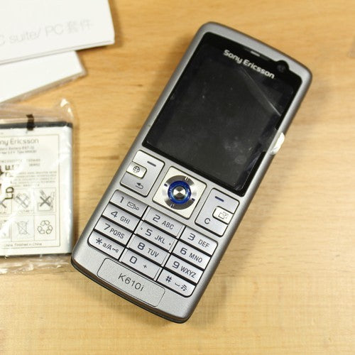 Rare Vintage Sony Ericsson K610i Gray In Box Collectible Bundle
