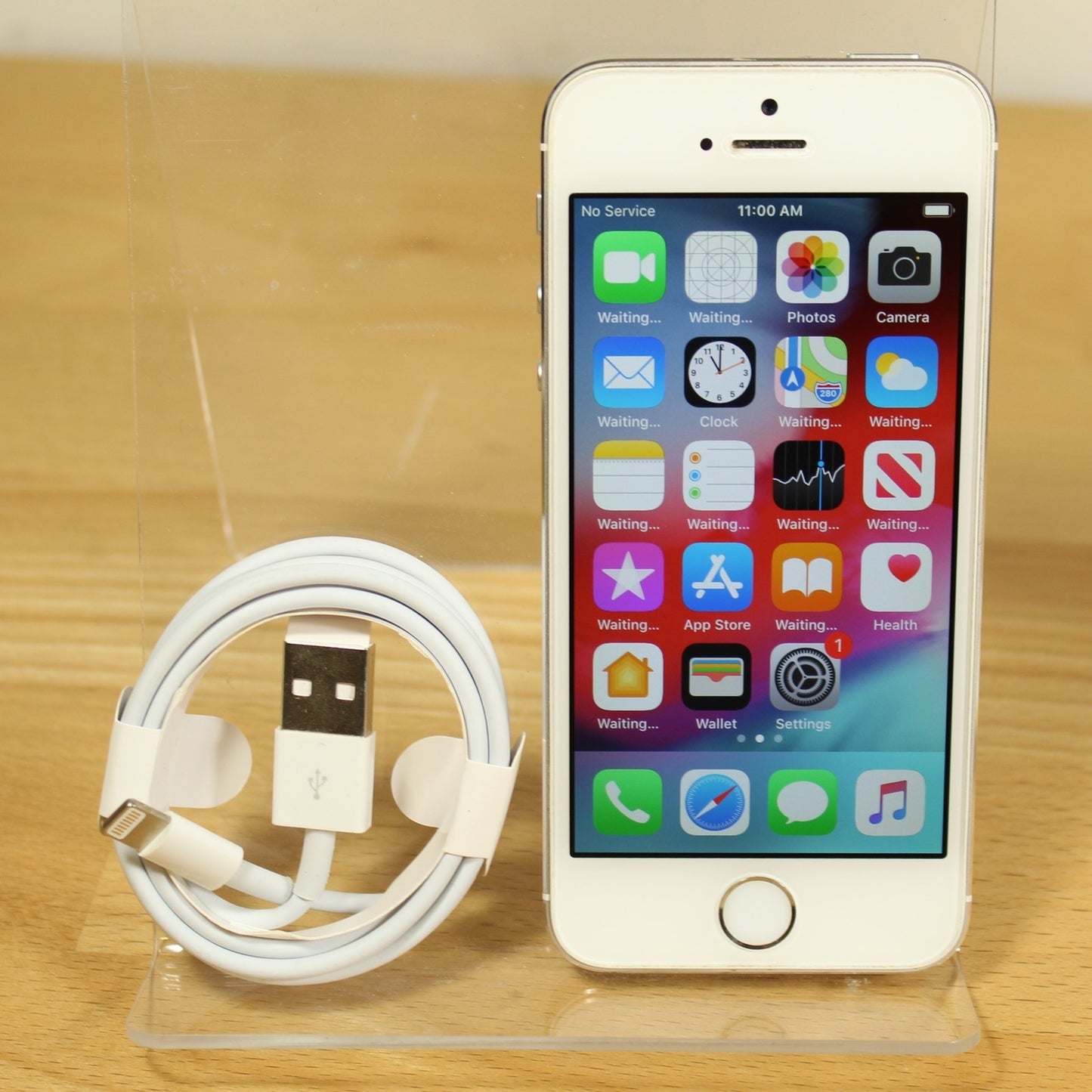 Unlocked Apple iPhone 5s Phone IOS 12 Silver 16GB A1453 4G LTE Global 09014