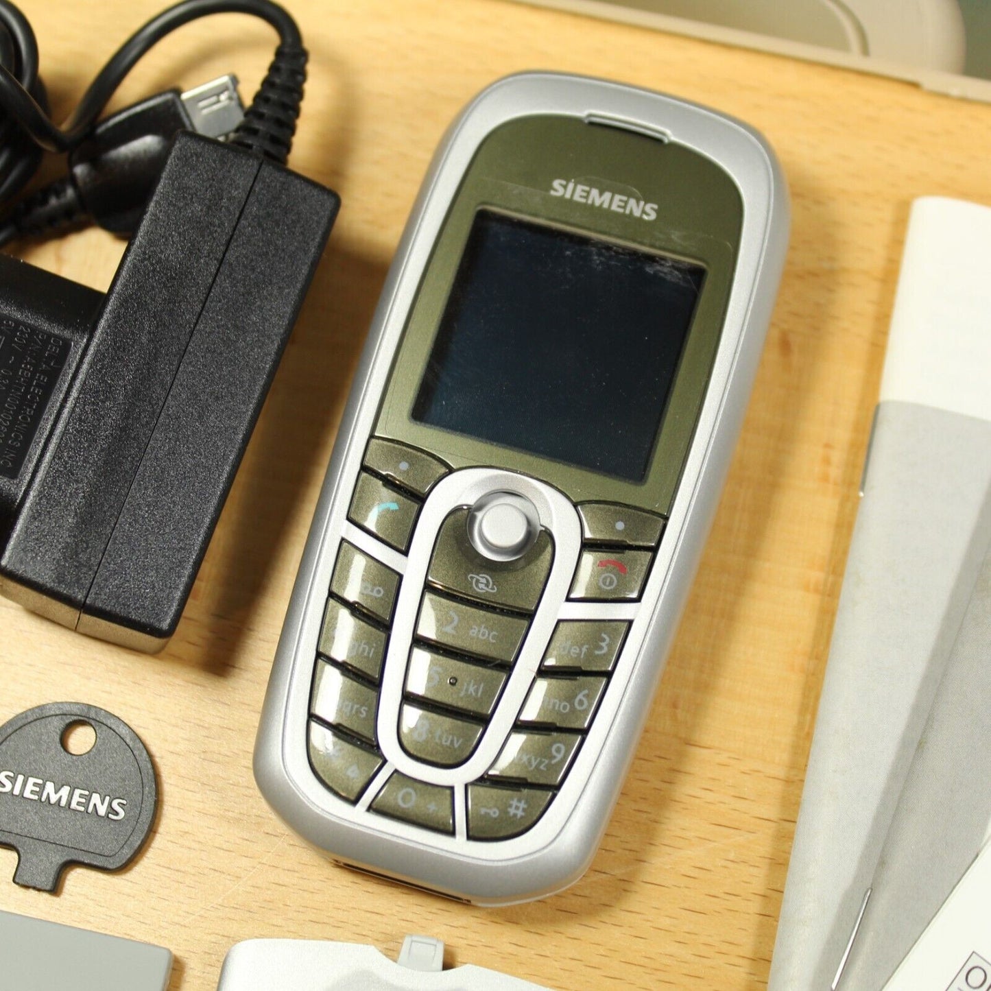 Rare Vintage Siemens CT65 TIM Phone Silver In Box Italian International