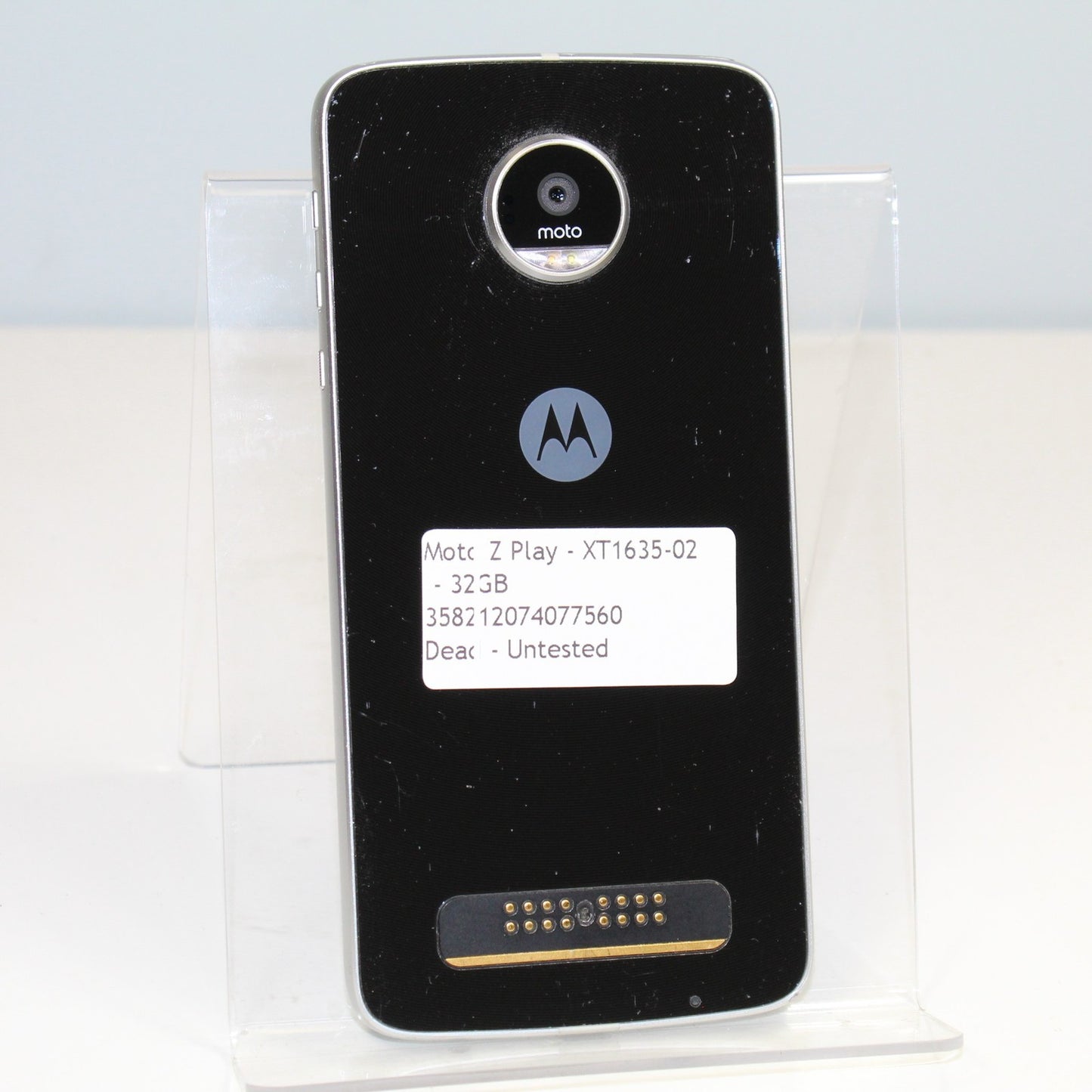 Motorola Moto Z Play XT1635-02 Smartphone 4G LTE 32GB Black ASIS For Parts