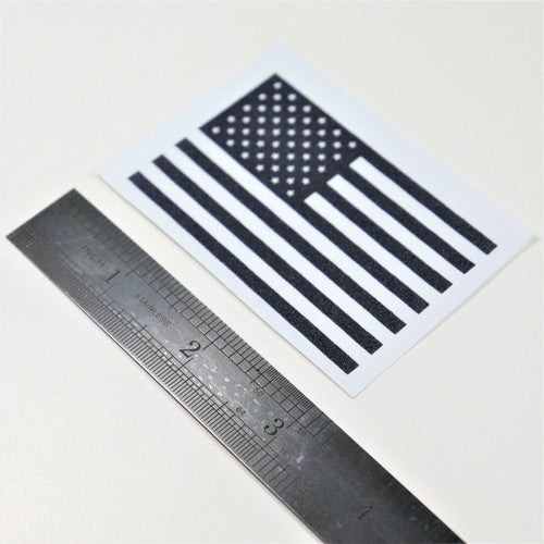 3 X 2 U.S.A Flag Iron On Decal - For Jackets, Shirts, Hats - DIY Project