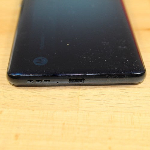 Motorola One Hyper Smartphone Blue Locked ASIS For Parts or Repair
