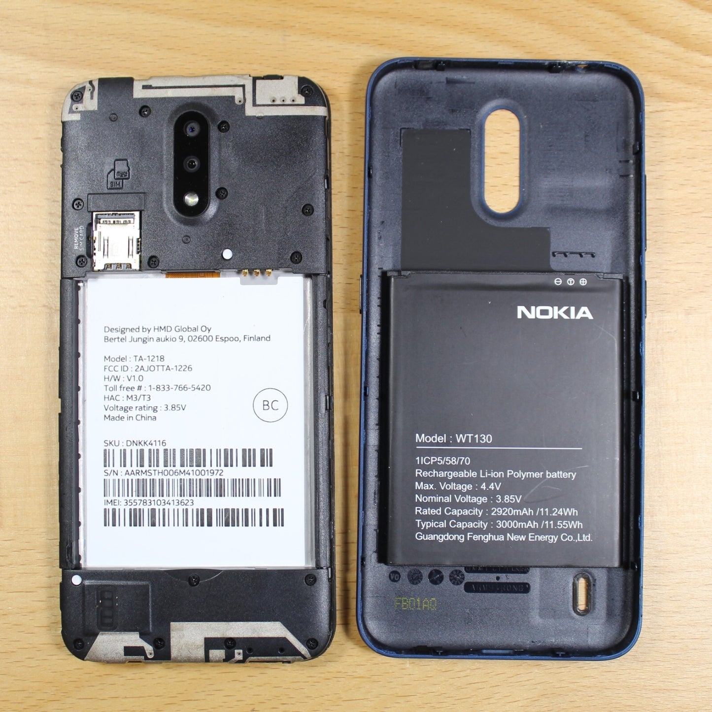 Nokia C2 TAVA TA-1218 Blue Cricket Smartphone For Parts Untested #188
