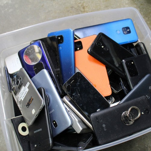 Smartphone Lot of 20 Mix - Apple, Samsung, HTC, LG, Alcatel - For Parts/Repair