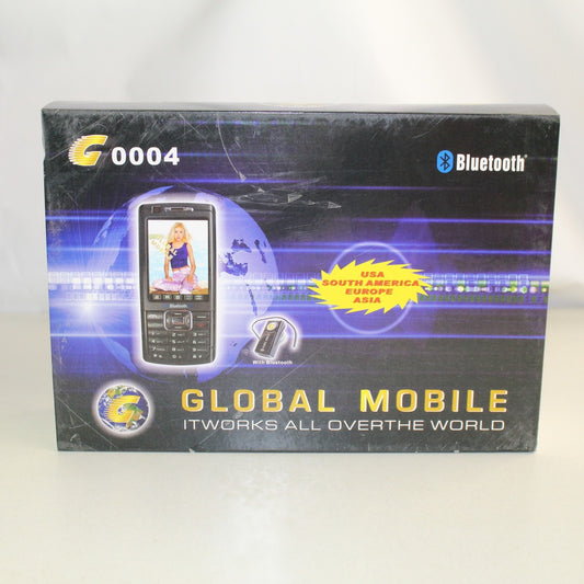 Unlocked Smartphone Global Mobile G0004 Unlocked GSM Worldwide In Box Complete