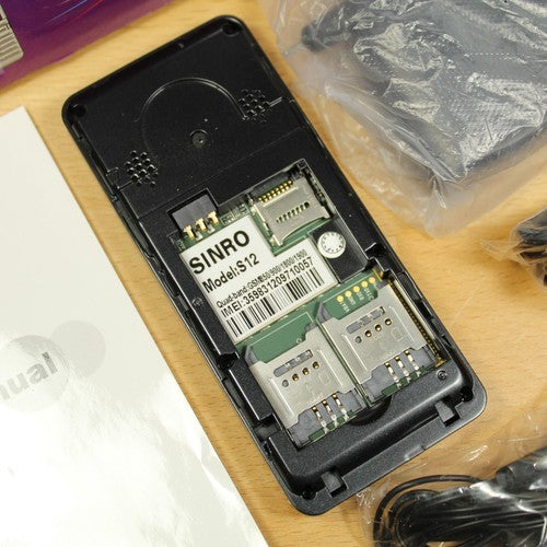Rare Vintage Sinro Mobile S12 Unlocked Phone Black In Box Collectible Bundle