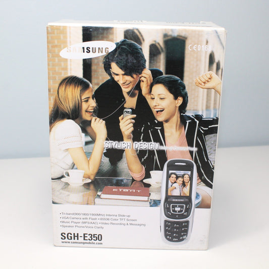 Rare Vintage Samsung SGH-E350 International Phone In Box Collectible