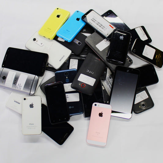 Smartphone Lot of 20 Mix - Apple, Samsung, HTC, LG, Alcatel - For Parts/Repair